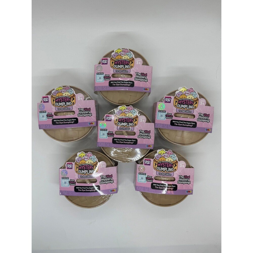 Authentic RMS Mystery Dumpling NEW Tie-Dye Edition SEALED Viral Squishy Rare x6